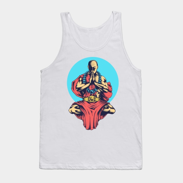 Inner Peace Buddhist Yoga Meditation Tank Top by vanillaguy